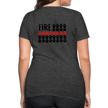 Load image into Gallery viewer, K9s Lead the Way - Fire - Women's T-Shirt - heather black