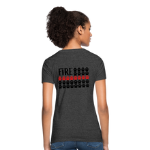 Load image into Gallery viewer, K9s Lead the Way - Fire - Women's T-Shirt - heather black