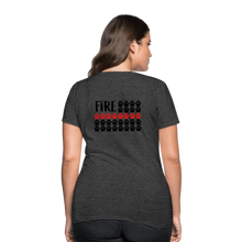 Load image into Gallery viewer, K9s Lead the Way - Fire - Women's T-Shirt - heather black