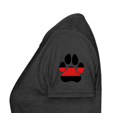 Load image into Gallery viewer, K9s Lead the Way - Fire - Women's T-Shirt - heather black