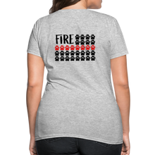 Load image into Gallery viewer, K9s Lead the Way - Fire - Women's T-Shirt - heather gray