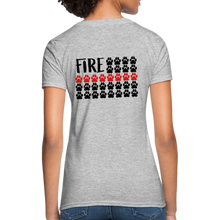 Load image into Gallery viewer, K9s Lead the Way - Fire - Women's T-Shirt - heather gray