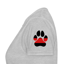 Load image into Gallery viewer, K9s Lead the Way - Fire - Women's T-Shirt - heather gray