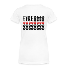 Load image into Gallery viewer, K9s Lead the Way - Fire - Women’s Premium T-Shirt - white