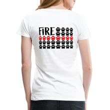 Load image into Gallery viewer, K9s Lead the Way - Fire - Women’s Premium T-Shirt - white