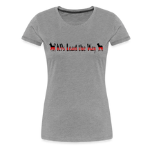 Load image into Gallery viewer, K9s Lead the Way - Fire - Women’s Premium T-Shirt - heather gray