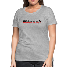 Load image into Gallery viewer, K9s Lead the Way - Fire - Women’s Premium T-Shirt - heather gray