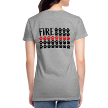 Load image into Gallery viewer, K9s Lead the Way - Fire - Women’s Premium T-Shirt - heather gray