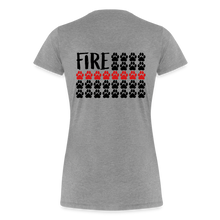 Load image into Gallery viewer, K9s Lead the Way - Fire - Women’s Premium T-Shirt - heather gray
