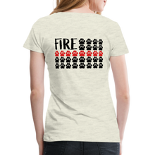 Load image into Gallery viewer, K9s Lead the Way - Fire - Women’s Premium T-Shirt - heather oatmeal