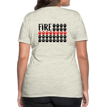 Load image into Gallery viewer, K9s Lead the Way - Fire - Women’s Premium T-Shirt - heather oatmeal