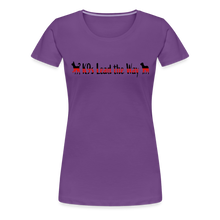 Load image into Gallery viewer, K9s Lead the Way - Fire - Women’s Premium T-Shirt - purple