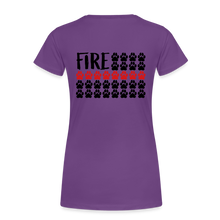 Load image into Gallery viewer, K9s Lead the Way - Fire - Women’s Premium T-Shirt - purple