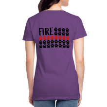 Load image into Gallery viewer, K9s Lead the Way - Fire - Women’s Premium T-Shirt - purple