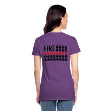 Load image into Gallery viewer, K9s Lead the Way - Fire - Women’s Premium T-Shirt - purple