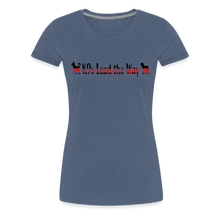Load image into Gallery viewer, K9s Lead the Way - Fire - Women’s Premium T-Shirt - heather blue