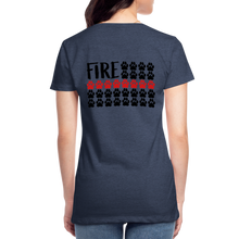Load image into Gallery viewer, K9s Lead the Way - Fire - Women’s Premium T-Shirt - heather blue