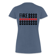 Load image into Gallery viewer, K9s Lead the Way - Fire - Women’s Premium T-Shirt - heather blue