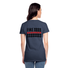 Load image into Gallery viewer, K9s Lead the Way - Fire - Women’s Premium T-Shirt - heather blue