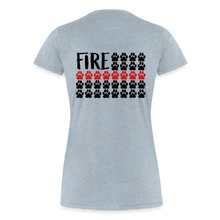 Load image into Gallery viewer, K9s Lead the Way - Fire - Women’s Premium T-Shirt - heather ice blue
