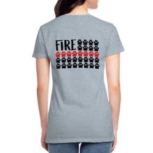 Load image into Gallery viewer, K9s Lead the Way - Fire - Women’s Premium T-Shirt - heather ice blue