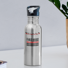 Load image into Gallery viewer, K9s Lead the Way - Fire - Water Bottle - silver