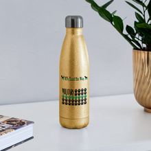 Load image into Gallery viewer, K9s Lead the Way - Military - Insulated Stainless Steel Water Bottle - gold glitter