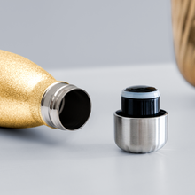 Load image into Gallery viewer, K9s Lead the Way - Military - Insulated Stainless Steel Water Bottle - gold glitter