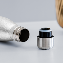 Load image into Gallery viewer, K9s Lead the Way - Military - Insulated Stainless Steel Water Bottle - silver glitter