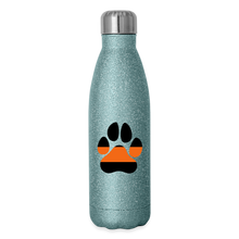 Load image into Gallery viewer, K9s Lead the Way - SAR - Insulated Stainless Steel Water Bottle - turquoise glitter