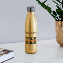Load image into Gallery viewer, K9s Lead the Way - SAR - Insulated Stainless Steel Water Bottle - gold glitter