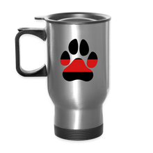 Load image into Gallery viewer, K9s Lead the Way - Fire - Travel Mug - silver