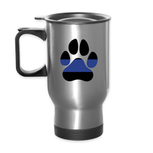 Load image into Gallery viewer, K9s Lead the Way - Police - Travel Mug - silver