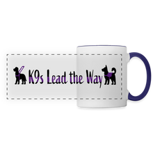 Load image into Gallery viewer, K9s Lead the Way - Service - Panoramic Mug - white/cobalt blue