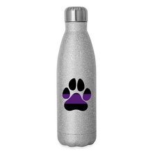Load image into Gallery viewer, K9s Lead the Way - Service - Insulated Stainless Steel Water Bottle - silver glitter