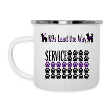 Load image into Gallery viewer, K9s Lead the Way - Service - Camper Mug - white