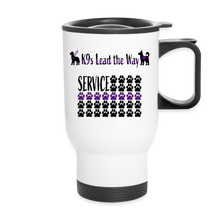 Load image into Gallery viewer, K9s Lead the Way - Service - Travel Mug - white