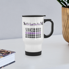 Load image into Gallery viewer, K9s Lead the Way - Service - Travel Mug - white