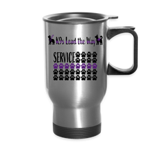 Load image into Gallery viewer, K9s Lead the Way - Service - Travel Mug - silver