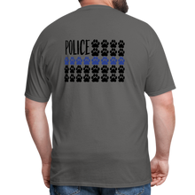 Load image into Gallery viewer, K9s Lead the Way - Police - Unisex Classic T-Shirt - charcoal