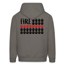 Load image into Gallery viewer, K9s Lead the Way - Fire - Men's Hoodie - asphalt gray