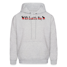 Load image into Gallery viewer, K9s Lead the Way - Fire - Men's Hoodie - ash