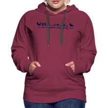 Load image into Gallery viewer, K9s Lead the Way - Police - Women’s Premium Hoodie - burgundy