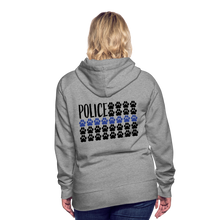Load image into Gallery viewer, K9s Lead the Way - Police - Women’s Premium Hoodie - heather grey
