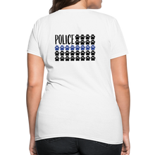 Load image into Gallery viewer, K9s Lead the Way - Police - Women's T-Shirt - white