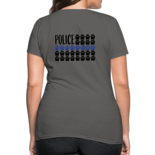 Load image into Gallery viewer, K9s Lead the Way - Police - Women's T-Shirt - charcoal