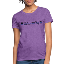 Load image into Gallery viewer, K9s Lead the Way - Police - Women's T-Shirt - purple heather