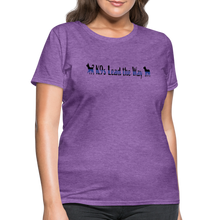 Load image into Gallery viewer, K9s Lead the Way - Police - Women's T-Shirt - purple heather