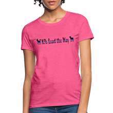 Load image into Gallery viewer, K9s Lead the Way - Police - Women's T-Shirt - heather pink