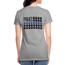 Load image into Gallery viewer, K9s Lead the Way - Police - Women’s Premium T-Shirt - heather gray